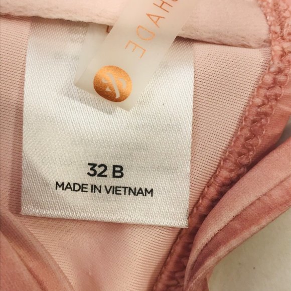 Shade And Shore Women's Size 32B Lightly Lined Longline Triangle Bikini Swim Top - Picture 5 of 11